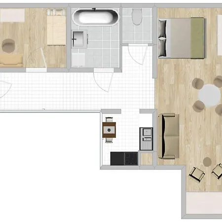 Apartamento Parkside By Bestchoice - Self Check-in With Parking Option *